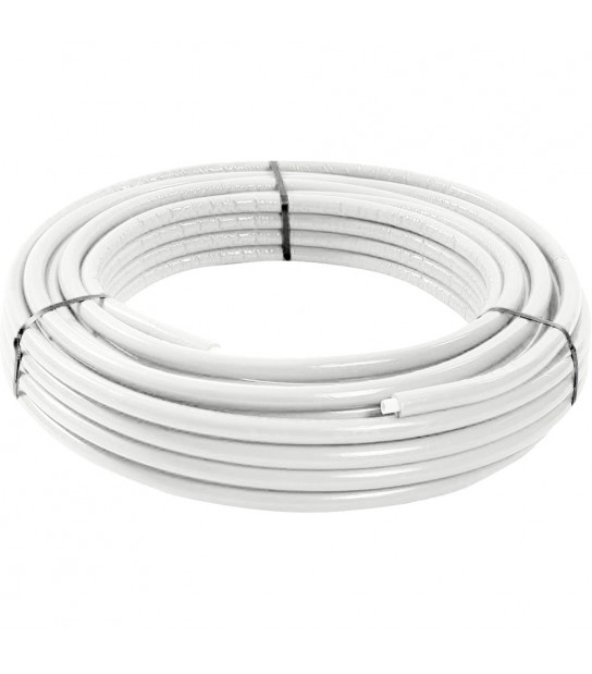 Tubo Multistrato Pe-Rt/Al/Pe-Rt Rivestito Bianco Per Condizionamento Cardinale D.16 X Sp.2,00 Mm