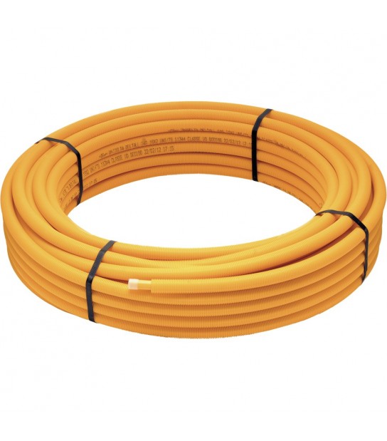 Tubo Multistrato Pe-X/Al/Pe-X In Guaina Corrugata Per Gas Unidelta D.20 X Sp.2,0