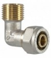 Raccordo Curvo Maschio A Compressione Per Tubo Multistrato Tdm 3/4 X D.20 (2,0) Mm