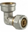 Raccordo Curvo Femmina A Compressione Per Tubo Multistrato Tdm 1 X D.32 (3,0) Mm