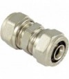 Raccordo Diritto Doppio A Compressione Per Tubo Multistrato Acqua Tm D.26X3,0 - D.26X3,0 Mm