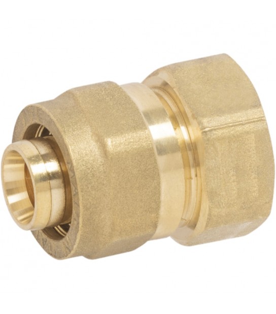 Raccordo Diritto Femmina A Compressione Per Tubo Multistrato Ape 3/4 X D.16 (2,0) Mm