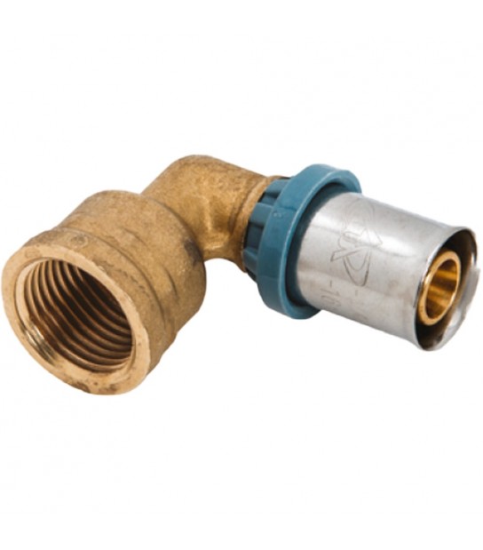 Gomito Femmina A Pressare Per Tubo Multistrato Unidelta D.32 X 1