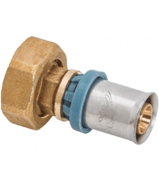 Raccordo Diritto F C/Dado Girevole Delt All Deltapress Unidelta 26 X 3/4