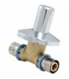 Valvola Incasso A Pressare Per Tubo Multistrato Unidelta D.20 X D.20