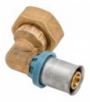 Gomito Femmina Con Dado Girevole Per Tubo Multistrato Unidelta D.16 X 3/4