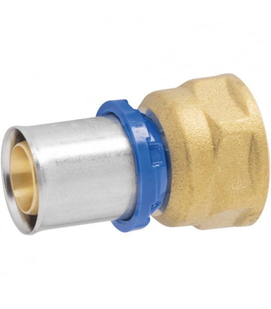 Raccordo Diritto Femmina A Pressare Per Tubo Multistrato Ape D.50 (4,0) X 11/2