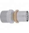 Raccordo Diritto Maschio A Pressare Per Tubo Multistrato Icma D.26 X 1