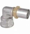 Gomito Femmina A Pressare Per Tubo Multistrato Icma D.26 X 3/4
