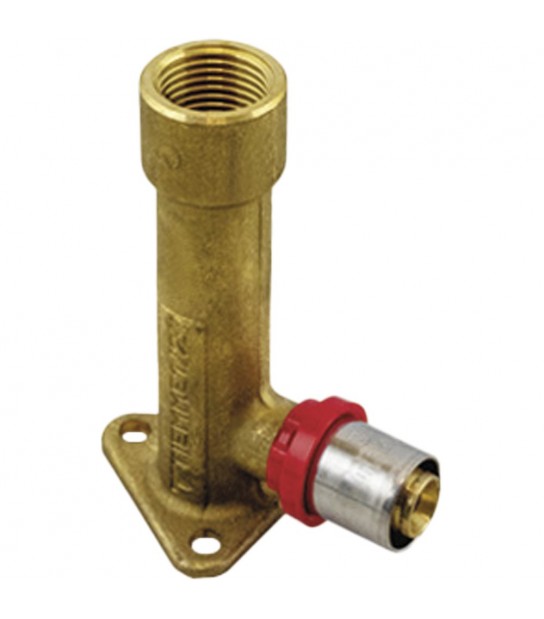 Gomito Femmina Flangiato H.77 A Pressare Per Tubo Multistrato Tiemme D.14 X 1/2