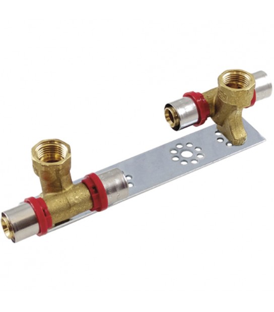 Staffa E Raccordi A Pressare Disassati Per Collegamenti In Serie Tiemme D.16 X 1/2