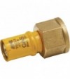 Raccordo A Pressare Diritto Femmina Per Multistrato Gas Ape 1/2 X D.16 (2,00 Mm)