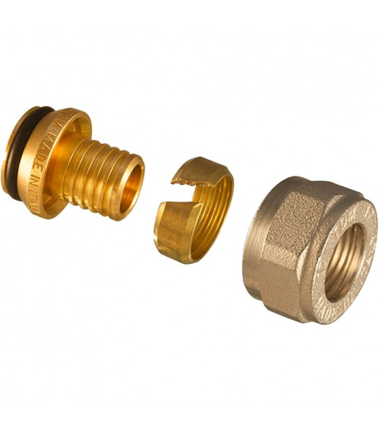 Adattatore Per Tubo Pe-X D.18 Sp. 2,5 - 3/4