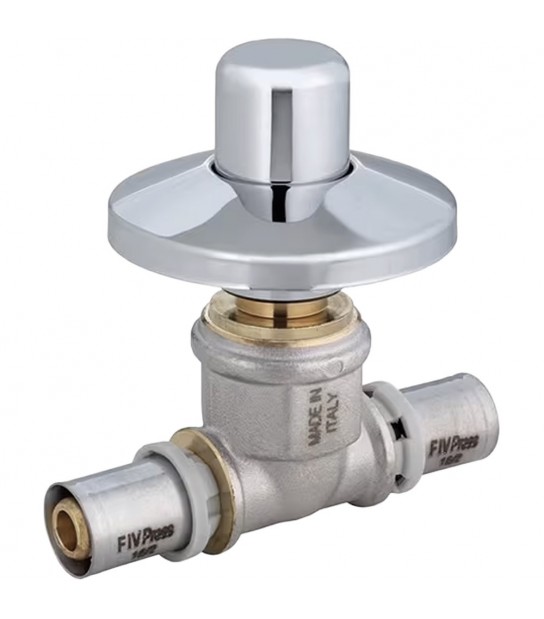 Valvola Incasso Completa Di Canotto E Rosone Fiv 20 X 20