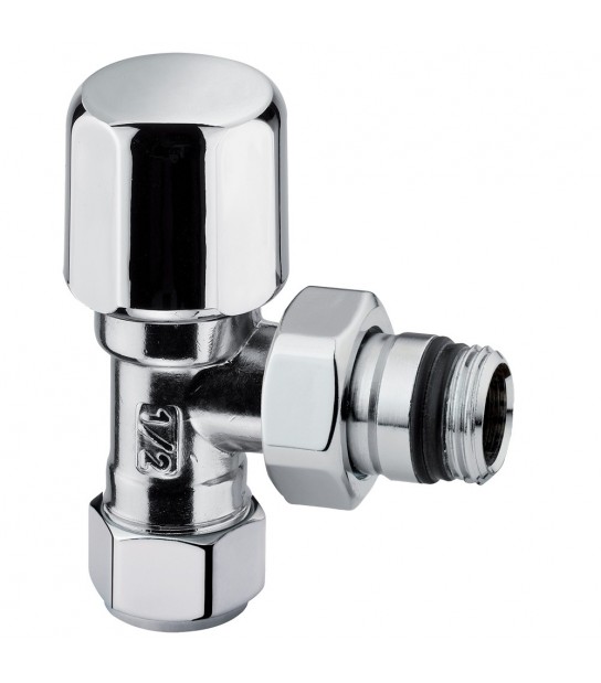 Valvola D'Arredo A Squadra Cromo Arteclima 1/2 - 24X19