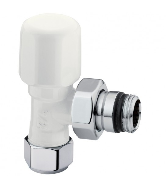 Valvola D'Arredo A Squadra Bianco Arteclima 3/8 - 24X19