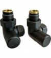 Detentore D'Arredo Ad Angolo Sx High Style Black Nero Opaco 1/2 - 24X19