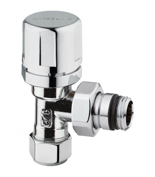 Valvola D'Arredo A Squadro Termostatizzabile Cromo Arteclima 3/8 - 24X19