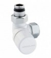 Valvola D'Arredo Termostatizzabile Ad Angolo Sx High Style Bianco 1/2 - 24X19
