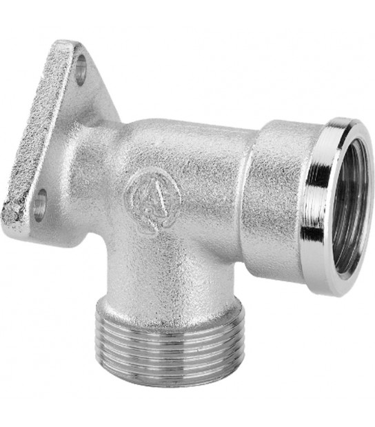 Raccordo Curvo Femmina Con Flangia Cromato Arteclima 1/2