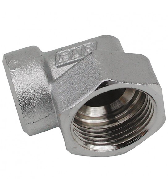 Raccordo Terminale A Squadra Per Collettori In Ottone Cromato Far 3/4F X 1/2F