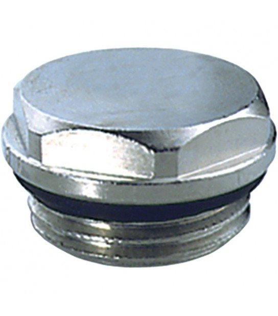 Tappo Maschio Per Chiusura Derivazioni Collettori Far 1/2 Cromato