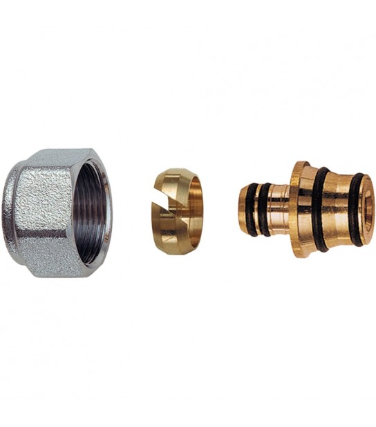 Adattatore Per Tubo Multistrato Con Calotta Filetto 24X19 Far D.20X2,25 Mm