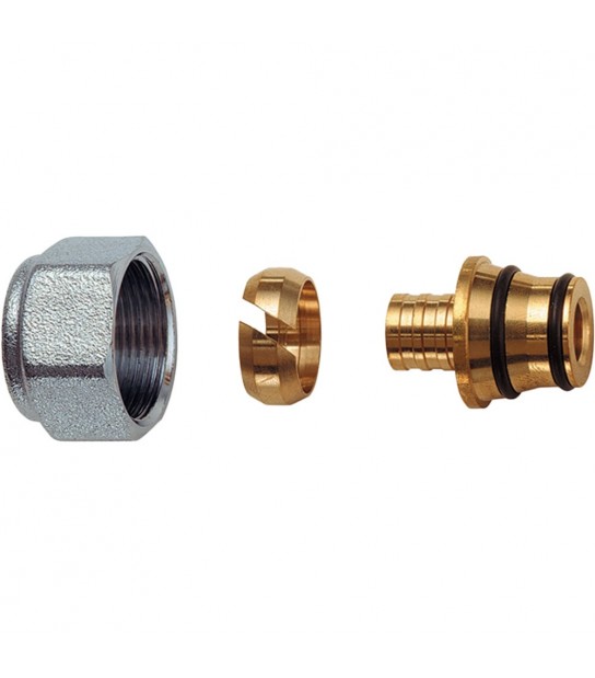 Adattatore Per Tubo In Materiale Plastico Con Calotta Filetto 24X19 Far D.15 X 2,5 Mm