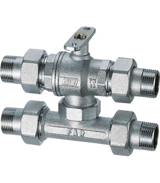 Valvola Di Zona Motorizzabile A 4 Vie Con Tee Di By-Pass Far 1