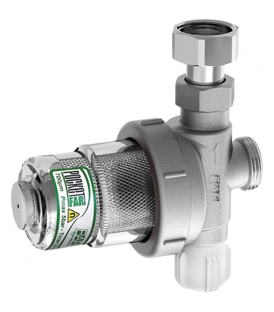 Filtro Defangatore Magnetico Cromato Pocketfar Per Impianti Termici Far 3/4 M/F