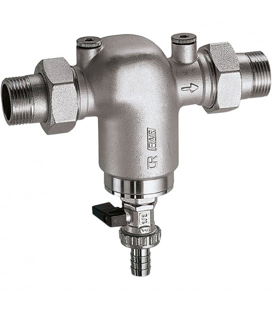 Filtro Per Impianti Sanitari Con Attacchi Manometro Cromato Far 3/4 M/M