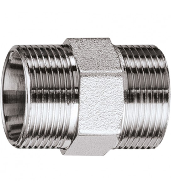 Niples Doppio Monocono Per Tubo Rame, Plastica E Multistrato Cromato Far 24X19