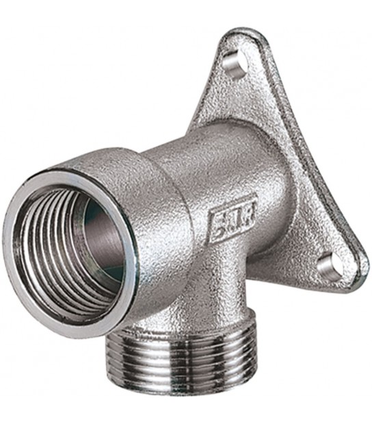 Gomito Flangiato Femmina Per Tubo Rame, Plastica E Multistrato Cromato Far 3/4 - 24X19