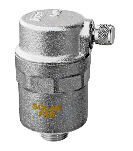 Valvola Sfogo Aria Con Scarico Orizzontale Per Impianti Solari Solfar Far 1/2 M