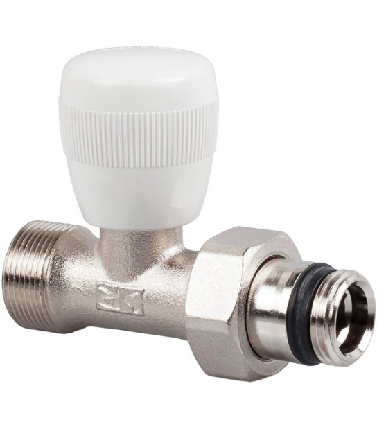 Valvola Diritta Attacco Per Tubo Rame E Multistrato Serie Universal 3/8 X Passo 1/2