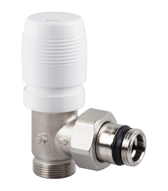 Valvola A Squadra Termostatizzabile Attacco Per Tubo Rame E Multistrato Serie Italia 3/8 X 1/2