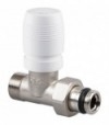 Valvola Diritta Termostatizzabile Attacco Per Tubo Rame E Multistrato Serie Italia 3/8 X 1/2