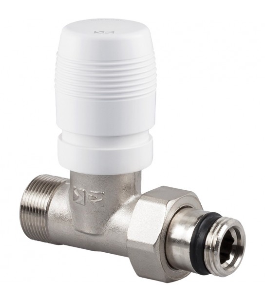 Valvola Diritta Termostatizzabile Attacco Per Tubo Rame E Multistrato Serie Italia 1/2 X 1/2