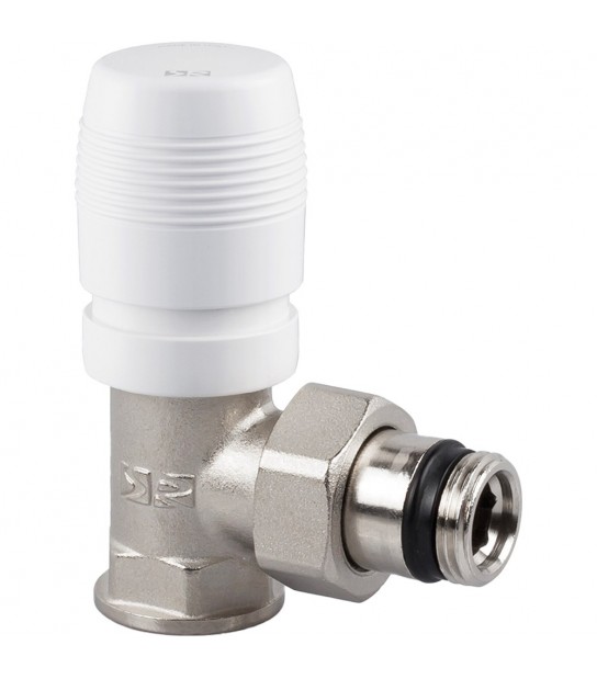 Valvola A Squadra Termostatizzabile Attacco Per Tubo Ferro Serie Italia 1/2 - 1/2