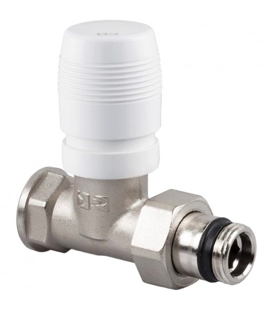 Valvola Dirittatermostatizzabile Attacco Per Tubo Ferro Serie Italia 3/8 - 3/8