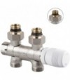 Gruppo Valvola Termostatizzabile E Detentore Per Mono/Bitubo Rame E Multistrato 3/8 - 24X19