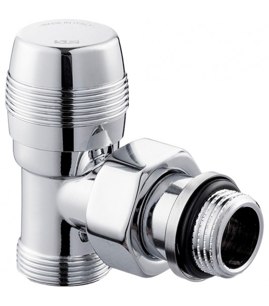 Detentore A Squadra Attacco Per Tubo Rame E Multistrato Serie Planet Bianco 1/2 - 24X19