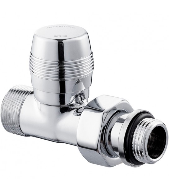 Detentore Diritto Attacco Per Tubo Rame E Multistrato Serie Planet Bianco 1/2 - 24X19