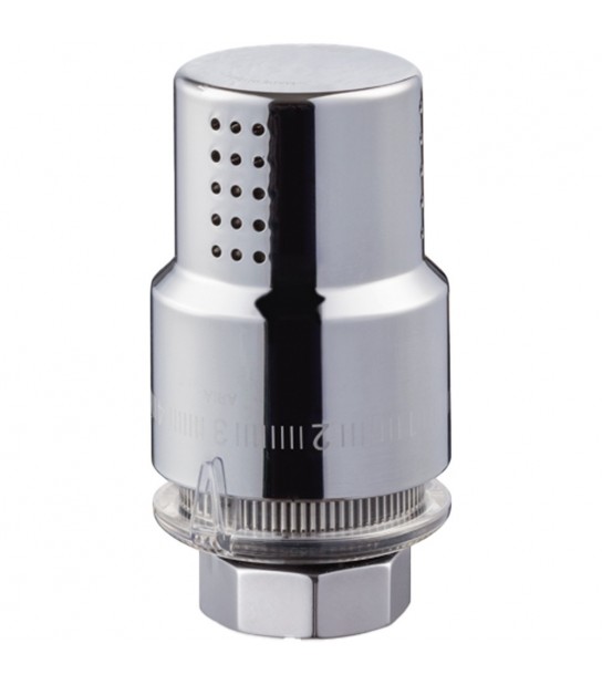 Testa Termostatica Aria Con Sensore A Liquido Cromo - M30X1,5