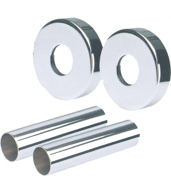 Kit Copritubo Tondo Cromo D.18 X L.70 Mm
