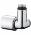 Valvola Ad Angolo Dx Termostatica Attacco Rame, Multistrato E Pe-X Dafne Cromo 1/2 - 24X1,5