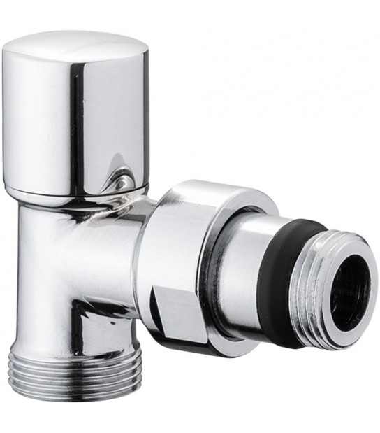 Detentore Micrometrico A Squadra Attacco Rame, Multistrato E Pe-X Aida Cromo 3/8 - 24X1,5