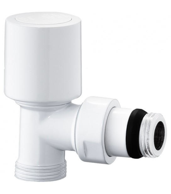 Valvola A Squadra Termostatizzabile Attacco Rame, Multistrato E Pe-X Aida Bianca 1/2 - 24X1,5