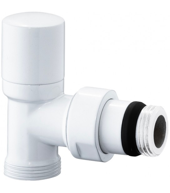 Detentore Micrometrico A Squadra Attacco Rame, Multistrato E Pe-X Aida Bianco 3/8 - 24X1,5