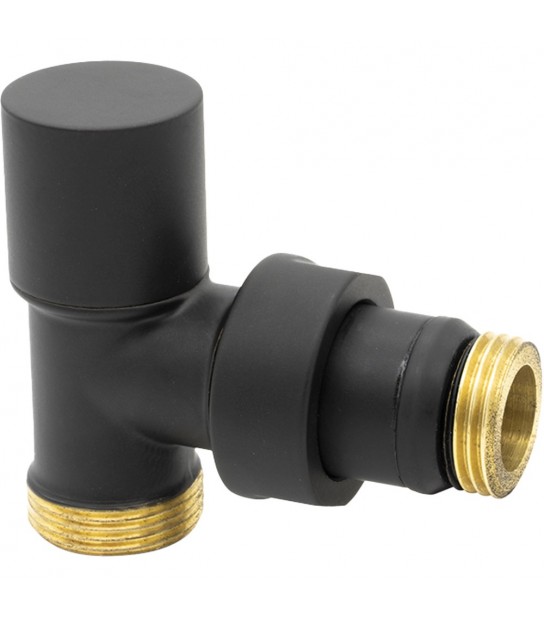 Detentore Micrometrico A Squadra Attacco Rame, Mult. E Pe-X Aida Nero Opaco 1/2 - 24X1,5